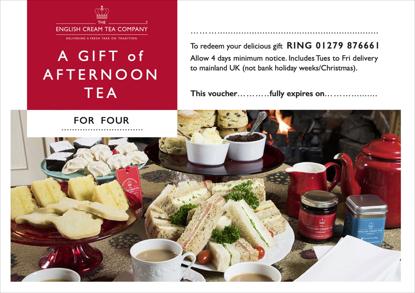 Picture of Afternoon Tea for 4 Gift Voucher 