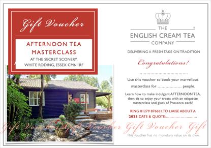 Picture of Gift Voucher for Afternoon Tea Masterclass - making and eating!